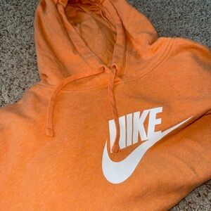 Nike Tangerine Sweatshirt with White Logo